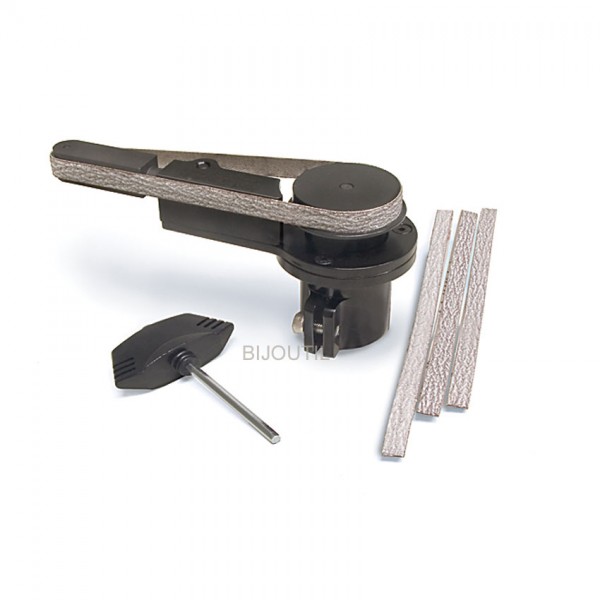Belt sander attachement w/o handpiece with 10 different belts