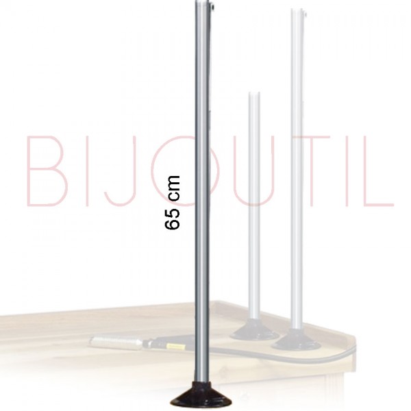 Support rod for bench accessories H 65cm, ∅21mm