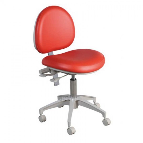 LIQ. Workshop chair, upholstered, 48 - 6 Gas piston, 5 wheels, colour upon req.