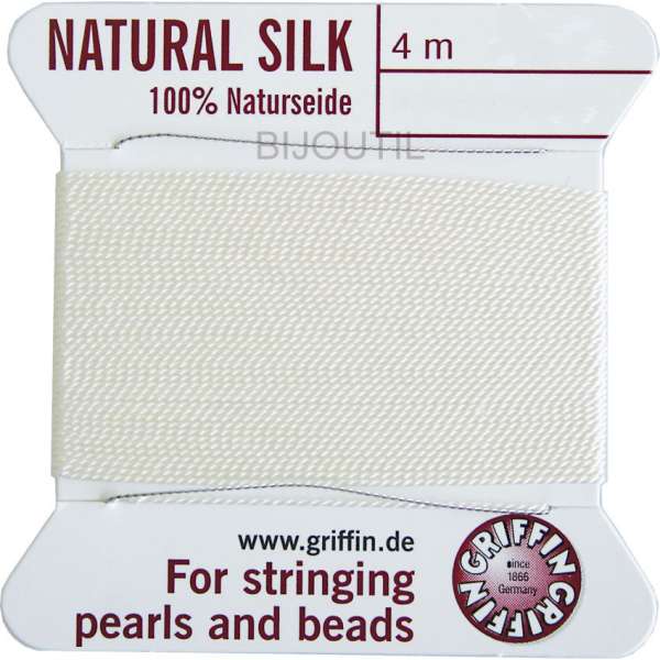LIQ. Real silk white 2need. 4 m N°2