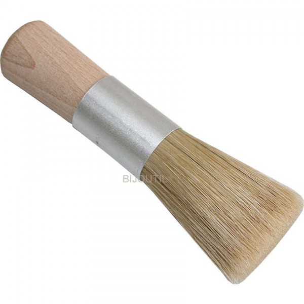 Bench brush white bristle